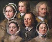HOGARTH, William Heads of Six of Hogarth's Servants (mk08) Germany oil painting artist